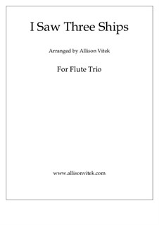 Instrumental version: For flute trio by folklore