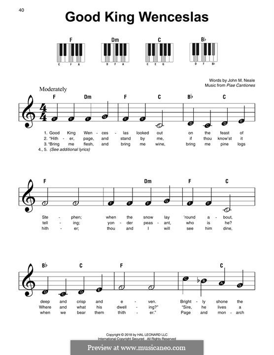 Piano version: Easy notes by folklore