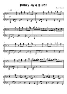 Funky 4/4 Piano Etude: Funky 4/4 Piano Etude by Dario Calamai