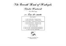 Book 7 (Concerto), SV 117–145: No.24 Con che soavità by Claudio Monteverdi