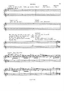 Manon: Movement II. For piano four hands by Jules Massenet