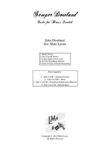 Semper Dowland: For brass quartet by John Dowland
