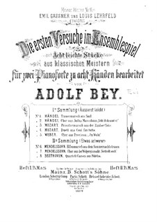 Eight Easy Pieces: Book II – piano II part by Felix Mendelssohn-Bartholdy, Ludwig van Beethoven