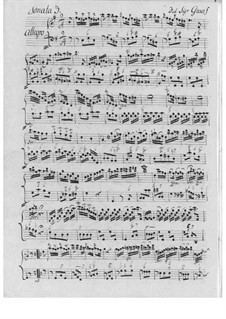 Sonata for Flute and Basso Continuo No.3: Sonata for Flute and Basso Continuo No.3 by Christian Ernst Graf
