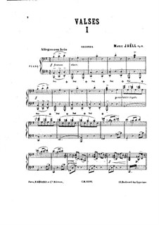 Twelve Waltzes and Finale for Piano Four Hands, Op.8: Twelve Waltzes and Finale for Piano Four Hands by Marie Jaëll