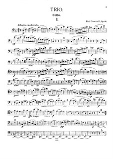 Piano Trio No.2, Op.11: Cello part by Karel Navratil