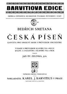 Czech Song: Czech Song by Bedřich Smetana