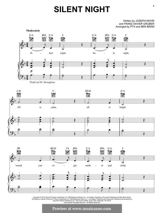 Nightcall sheet music for voice, piano or guitar (PDF)