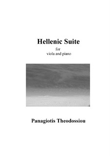 Hellenic Suite: For viola and piano, Op.44 by Panagiotis Theodossiou