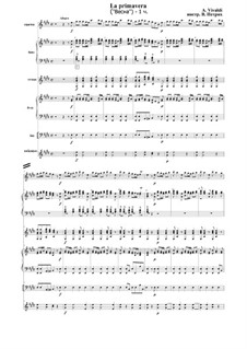 Violin Concerto No.1 in E Major 'La primavera', RV 269: Movement I, for sextet by Antonio Vivaldi