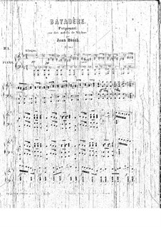 Potpourri on Themes from 'La Bayadère' by Minkus: Potpourri on Themes from 'La Bayadère' by Minkus by Johann Resch