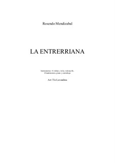 El Entrerriano: For large ensemble by Rosendo Mendizabal