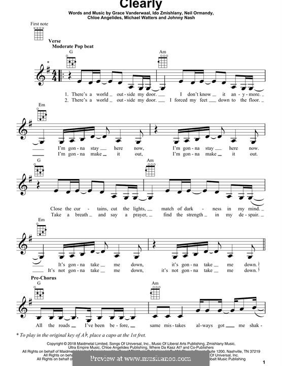 Clearly: For ukulele by Johnny Nash, Ido Zmishlany, Neil Ormandy, Grace VanderWaal, Chloe Angelides, Michael Watters