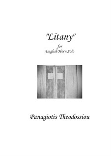 Litany: For english horn solo, Op.61c by Panagiotis Theodossiou