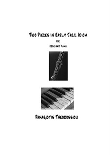 Two Pieces in Early Jazz Idiom: For oboe and piano, Op.55d by Panagiotis Theodossiou