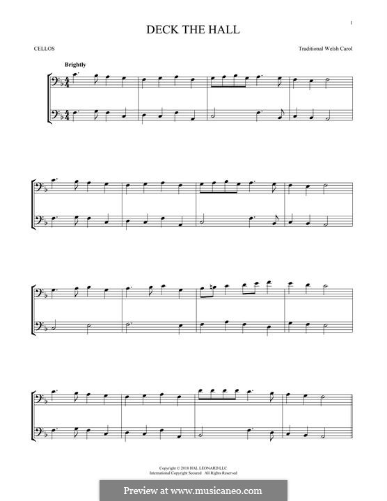 Two instruments version: For two violins by folklore