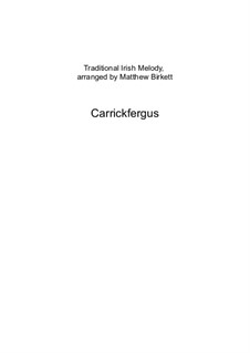 carrickfergus song carrickfergus song