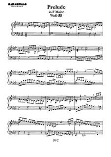 Prelude, WoO 55: For piano by Ludwig van Beethoven