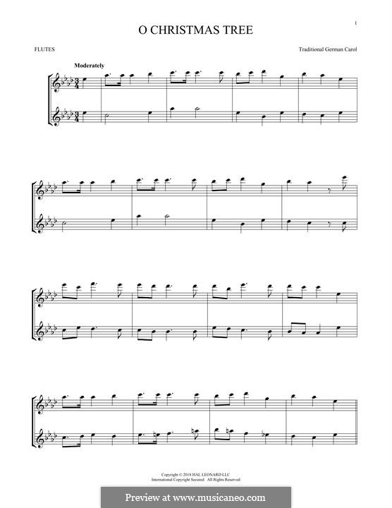 Vocal-instrumental version (printable scores): For two flutes by folklore