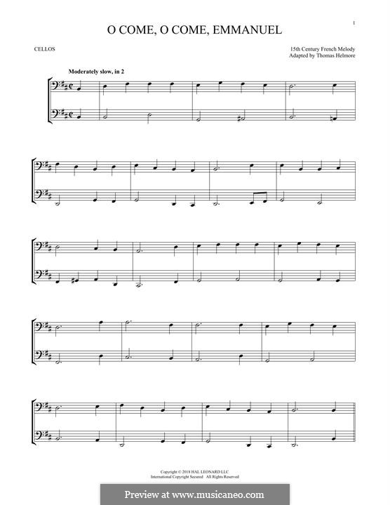 O Come O Come Emmanuel Chord Chart