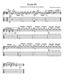 11 Etudes for Classical Guitar: Etude No.9 by Margarita Gershunova