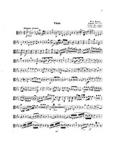 Concerto for Piano and Orchestra No.14 in E Flat Major, K.449: Viola part by Wolfgang Amadeus Mozart