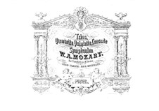 String Quartets: No.20-23. Arrangement for piano four hands, K.499, 589, 575, 590 by Wolfgang Amadeus Mozart