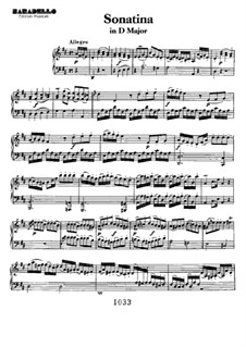 Three Sonatinas for Piano, WoO 47: Sonatina No.3 in D Major by Ludwig van Beethoven