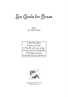 Six Carols: For brass quintet by folklore