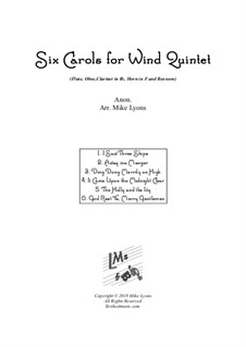 Six Carols: For string quintet or string orchestra by folklore