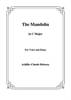 Mandoline, L.29: C Major by Claude Debussy