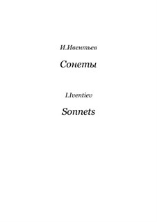 Sonnets: Notebook II, Op.34 by Igor Iventiev