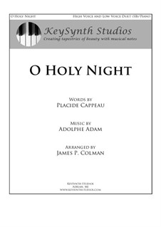 Vocal version: For two voices and piano by Adolphe Adam