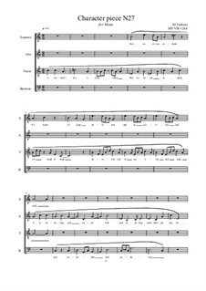 Musica sanitatem: No.27 for Choir, S.A.T.B(ariton), MVWV 1244 by Maurice Verheul