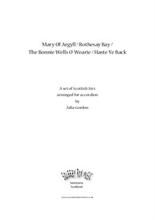 Mary Of Argyll / Rothesay Bay / The Bonnie Wells O' Wearie / Haste Ye Back: Complete set by folklore