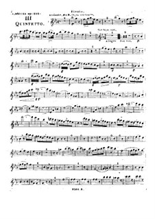 Woodwind Quintet in E Flat Major, Op.100 No.3: Flute part by Anton Reicha