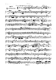 Woodwind Quintet in B Flat Major, Op.100 No.6: Oboe part by Anton Reicha