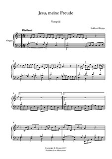 Lied - und Choralvorspiele. Band 9: Nr.8 Jesu, meine Freude by Eckhard Deppe