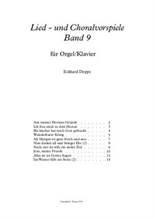 Lied - und Choralvorspiele. Band 9: Vollständiger Satz by Eckhard Deppe