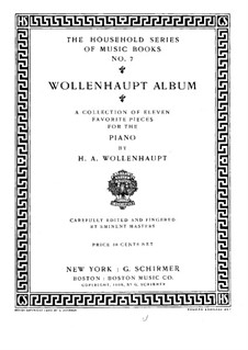 Eleven Favorite Pieces for Piano: Eleven Favorite Pieces for Piano by Hermann Adolf Wollenhaupt