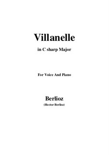 Les nuits d’été (Summer Nights),  H.81 Op.7: No.1 Villanelle (C sharp Major) by Hector Berlioz