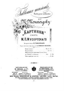 Complete Cycle: For piano four hands by Modest Mussorgsky