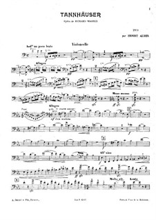 Fragments: For piano trio – cello part (ad libitum) by Richard Wagner