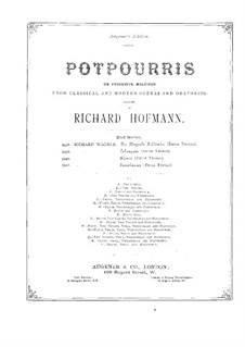 Potpourri on 'Tannhäuser' by Wagner for Flute, Violin, Cello and Piano: Violin part by Richard Hofmann