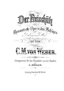 Complete Opera: For piano four hands by Carl Maria von Weber