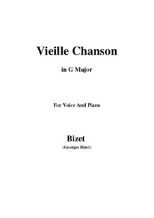 Vieille chanson (A Song of the Woods): G Major by Georges Bizet