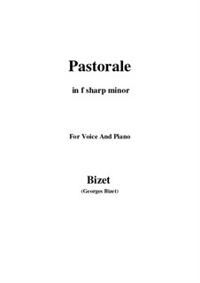 Pastorale: F sharp minor by Georges Bizet