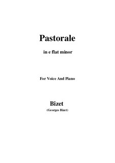 Pastorale: E flat minor by Georges Bizet