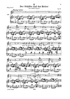 Der Schäfer und der Reiter (The Shepherd and the Horseman), D.517 Op.13 No.1: For low voice and piano by Franz Schubert