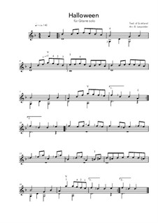 Halloween Song: For guitar by folklore